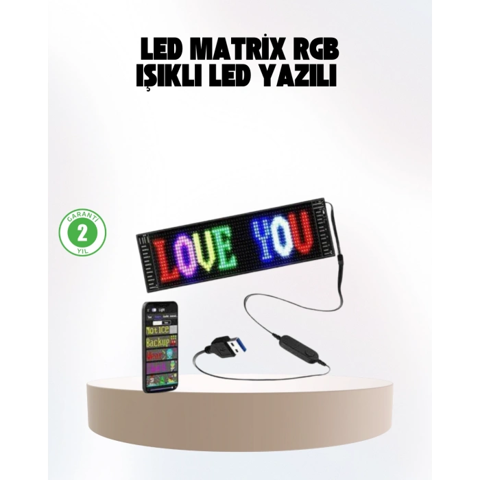 VipMarketim Şık ve Fonksiyonel RGB LED Panel Canlı Renk Yansımalı Işık Sistemi
