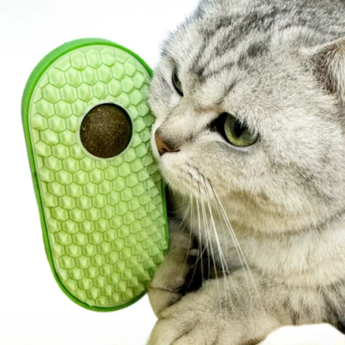 VipMarketim Silikon Kaşıyıcılı Kedi Otu