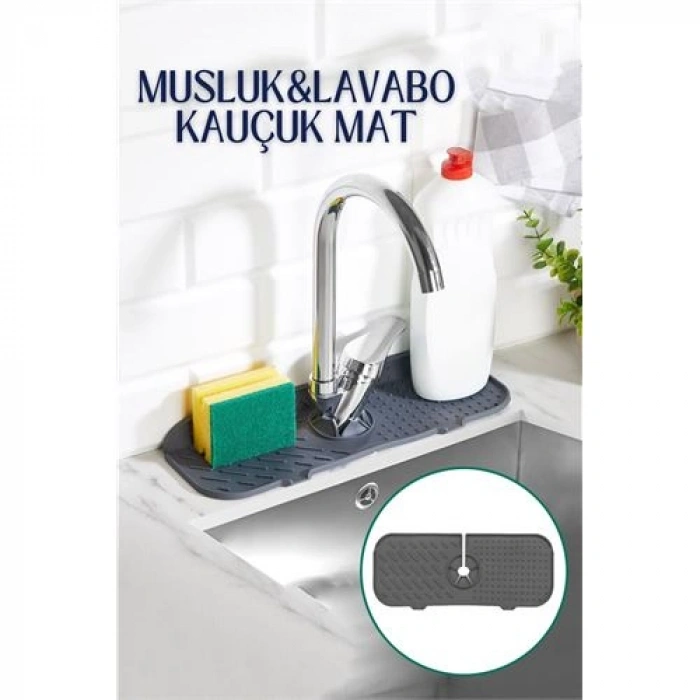 VipMarketim Silikon Lavabo Batarya Matı
