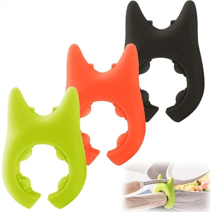 VipMarketim Silikon Tava Tencere Kaşık Tutucu