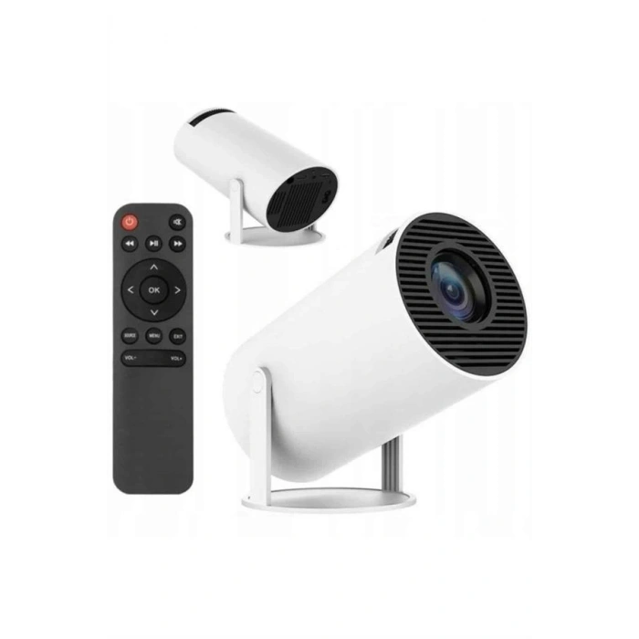 VipMarketim Sinema Projektörü Android HDMI USB WİFİ Ses Çıkışlı Ayaklı Projeksiyon Taşınabilir