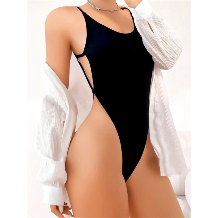 VipMarketim Sırt Dekolteli Çekici Fantezi Body