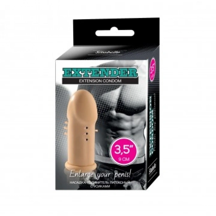 VipMarketim Sitabella Penis Klıfı, 3.5 inç, antenli, lateks