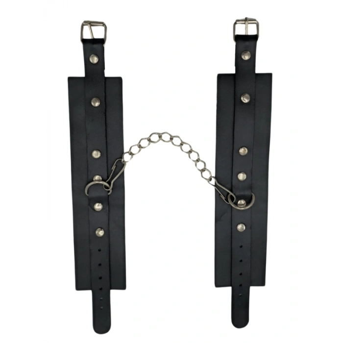 VipMarketim Siyah Deri El Kelepçesi