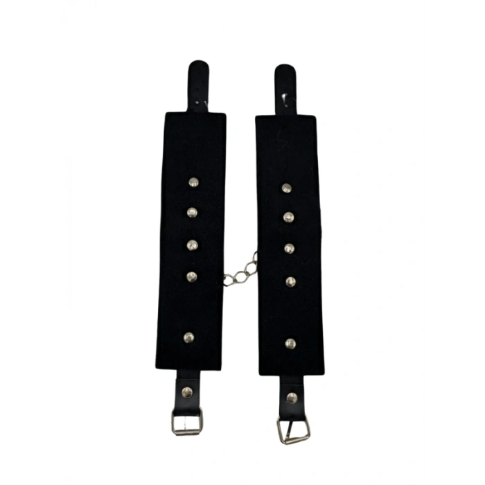 VipMarketim Siyah Deri El Kelepçesi