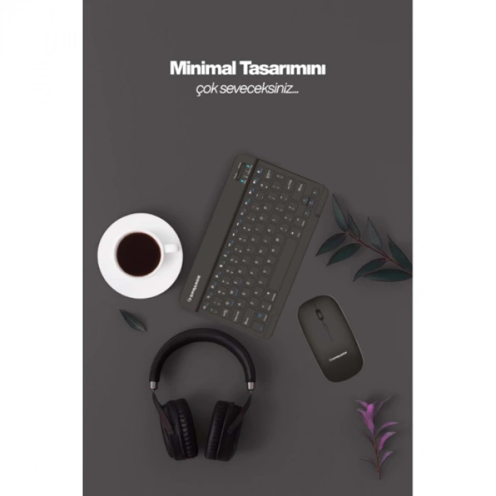VipMarketim Siyah Kablosuz Klavye Ve Mouse Seti