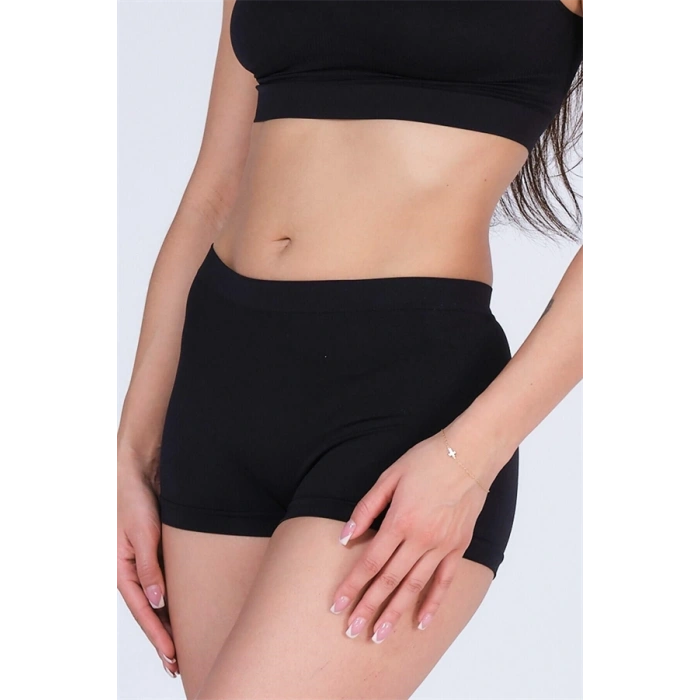 VipMarketim Siyah Mi Emay Soft Boxer (Kod:3000)