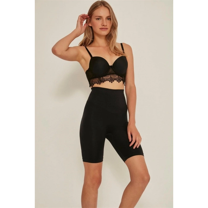 Vipmarketim Ten Mi Emay Soft Uzun Paçalı Boxer Korse (kod:3005)