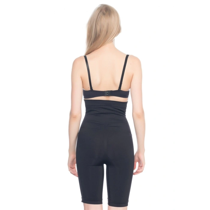 VipMarketim Siyah Mi Emay Yüksek Bel Uzun Paçalı Korse (Kod:2006)