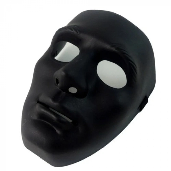 VipMarketim Siyah Renk Hip Hop Anonim Jabbawockeez Dans Maskesi 18x19 cm
