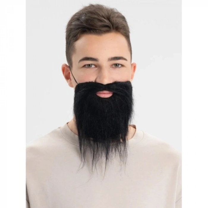 VipMarketim Siyah Renk Takma Sakal Bıyık Takımı