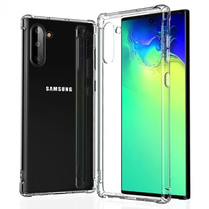 VipMarketim Sm Galaxy Note 10 Anti-Drop Darbe Emici Silikon Kılıf-(5775)