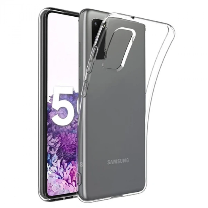 VipMarketim SM Galaxy S20/ S2 Lite 2.0mm Şeffaf Silikon kılıf Shockproof kılıf -> ŞEFFAF-(5775)