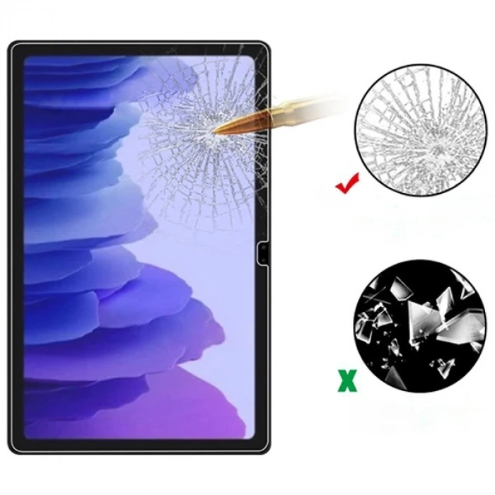 VipMarketim SM Galaxy Tab A7 10.4 (2020) T500/T505 Tempered Cam Ekran Koruyucu-(5775)