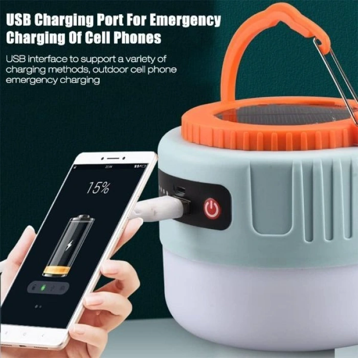 VipMarketim Solar Led Kamp Lambası