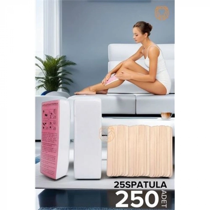 VipMarketim Spatulalı Ağda Bezi 250 ADET