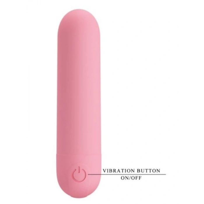 VipMarketim Stefan Mini Massager Bullet Vibratör Pembe