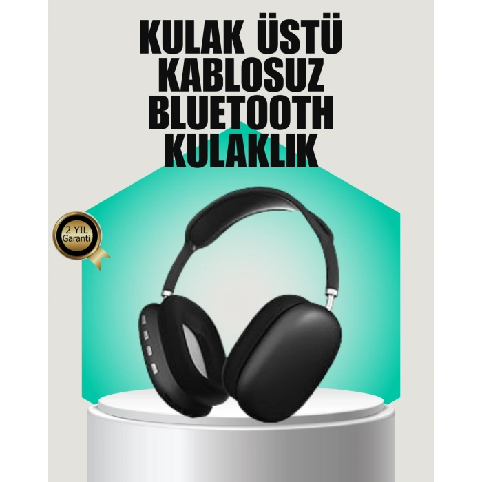 VipMarketim Stereo Ses Kaliteli Bluetooth Kulaklık | Katlanabilir ve Ergonomik Tasarım