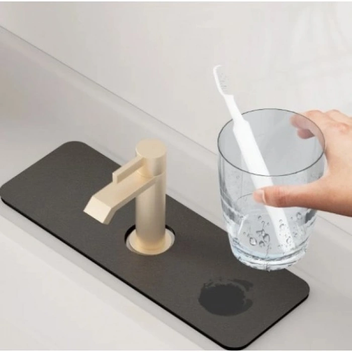 VipMarketim Su Emici Sihirli Lavabo Kenar Matı 38x13cm MC-605