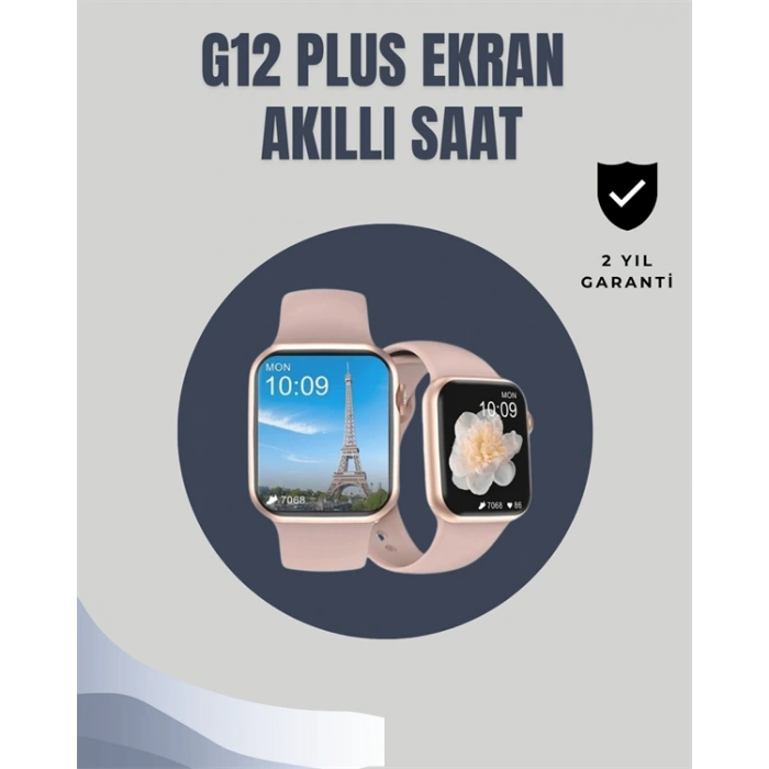 VipMarketim Su Geçirmez Akıllı Saat – 300 mAh Batarya Sesli Arama Uyku & Adım Takibi