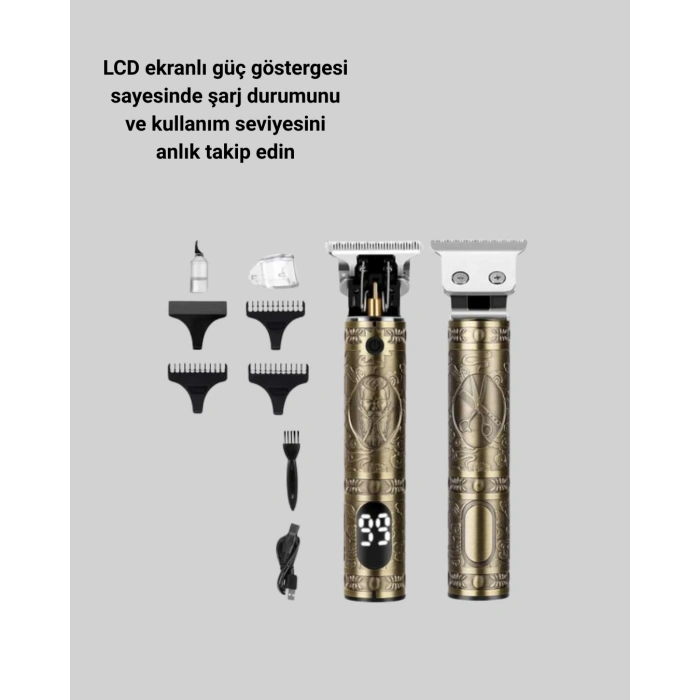 VipMarketim Su Geçirmez Daling Saç ve Sakal Tıraş Makinesi