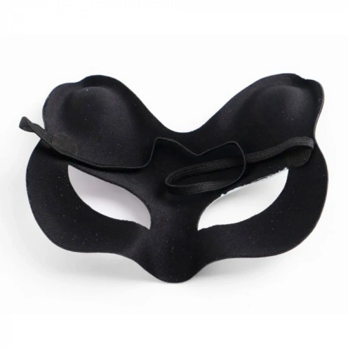 VipMarketim Süet Pembe Sarı Kedi Maskesi