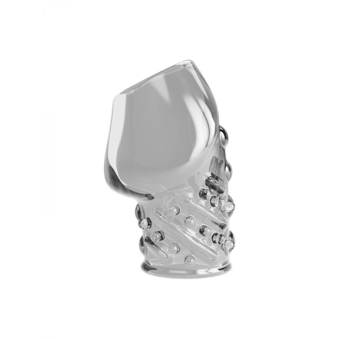 VipMarketim Süre Ve Performans Etkili Ucu Açık Penis Kılıfı - Şeffaf