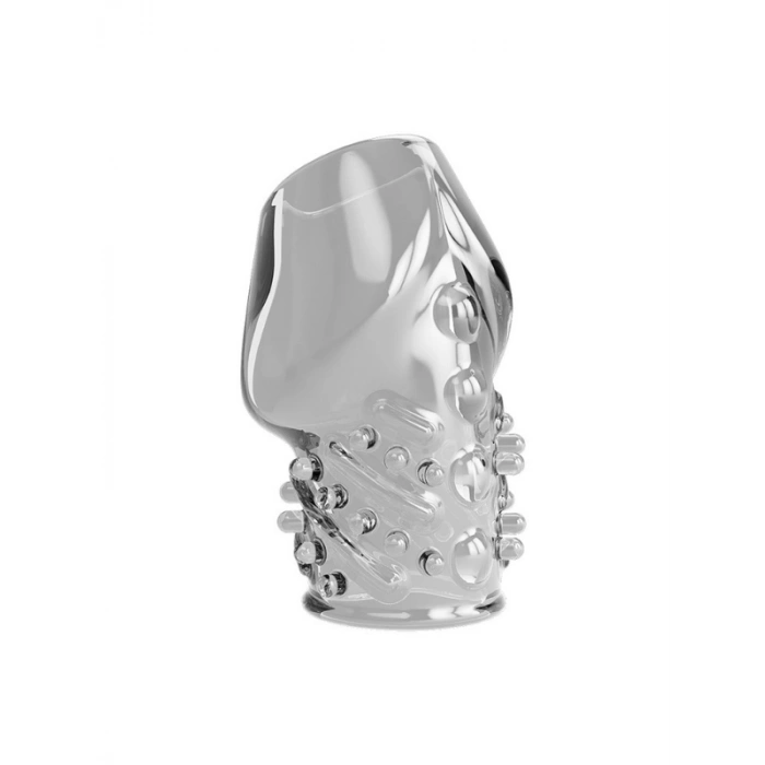 VipMarketim Süre Ve Performans Etkili Ucu Açık Penis Kılıfı - Şeffaf