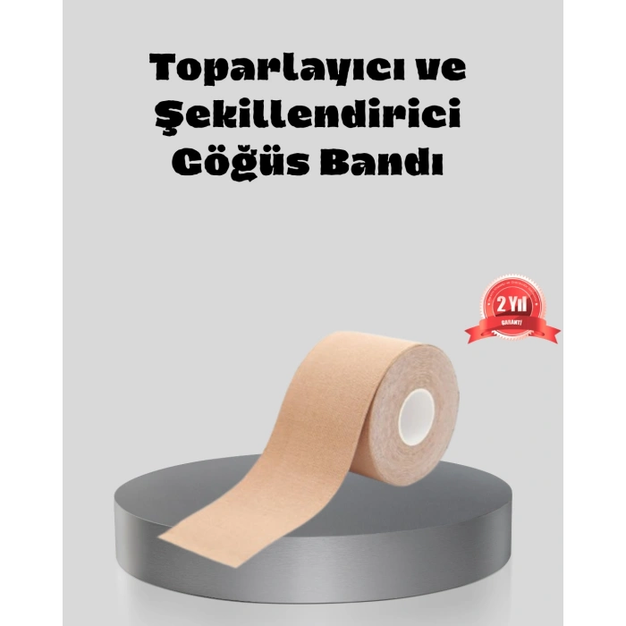 VipMarketim Suya Dayanıklı Görünmez Göğüs Bandı – Pamuklu ve Esnek Destek Bandı