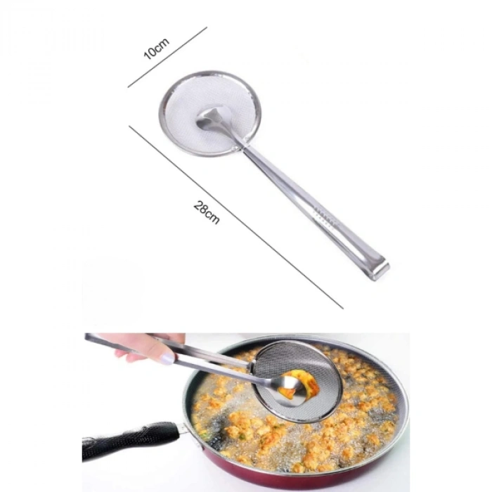 VipMarketim Süzgeçli Kevgirli Haşlama Kızartma Maşası