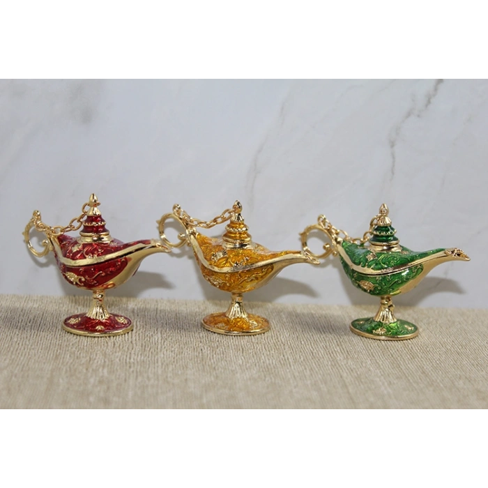 VipMarketim Swarovski Taşlı Minik Figür - Alaaddinin Lambası