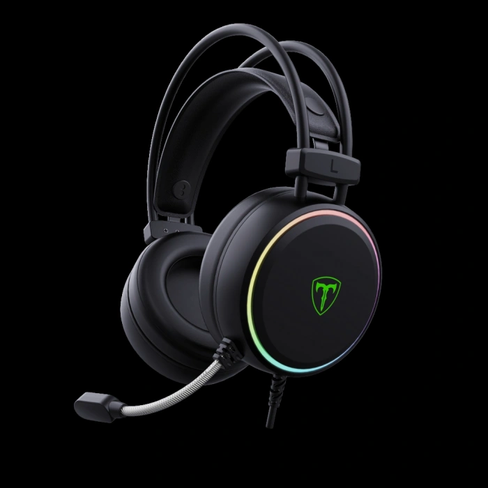 VipMarketim T-DAGGER T-RGH304 SONA 7.1 Surround Sound Renkli Aydınlatma 2.10Mt USB Kablolu Mikrofonlu Gaming Kulaklık(1923)