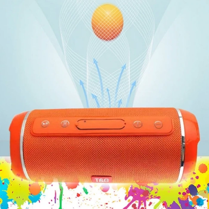 VipMarketim T&G TG116 Su Geçirmez Kablosuz Wireless Bluetooth 5.0 Hoparlör Speaker-(5775)