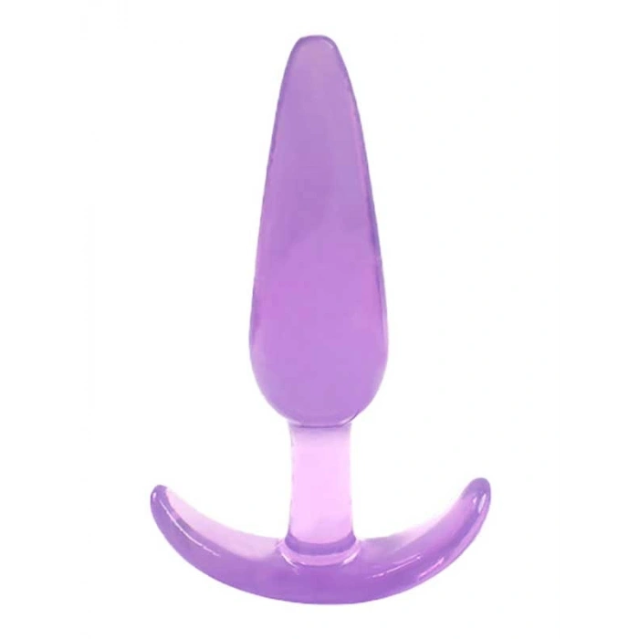VipMarketim T Şeklinde Şeffaf Anal Tıkaç (plug) Mor