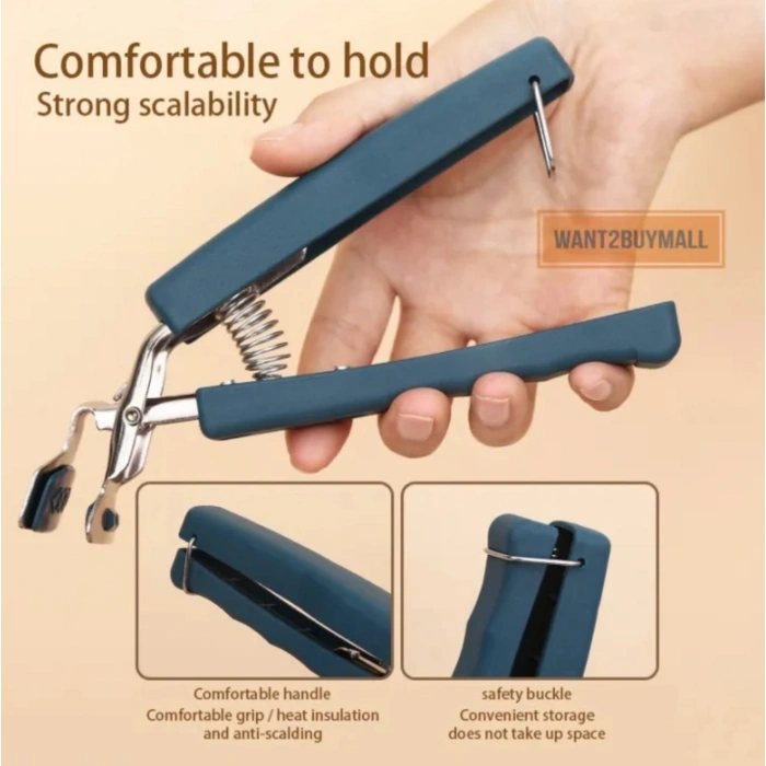 VipMarketim Tabak Tepsi Kelepçesi Yanma Önleyici