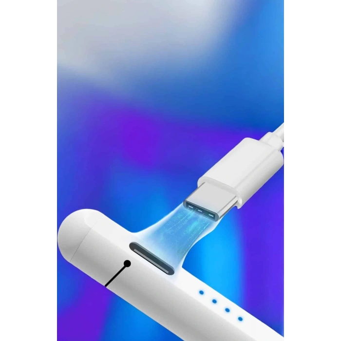 VipMarketim Tablet Kalemi Stylus Pen Dokunmatik Kalem Android Ve İOS Uyumlu Şarjlı
