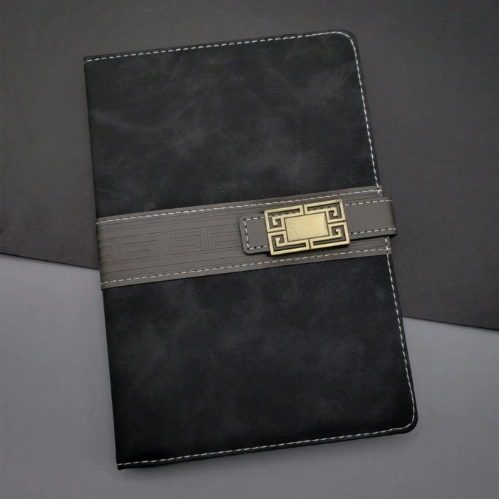 VipMarketim Tarihsiz Ajanda Defter Siyah Renk