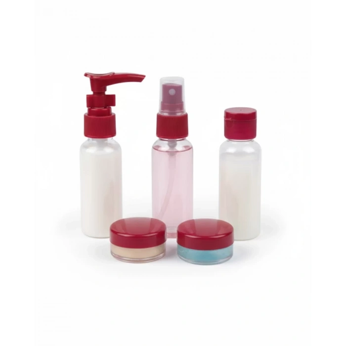 VipMarketim Taşınabilir 5 Parça Seyahat Kozmetik Dolum Seti 30 ml