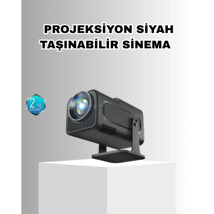 VipMarketim Taşınabilir Akıllı Projeksiyon HDMI USB Uyumlu Oyun Destekli Kompakt