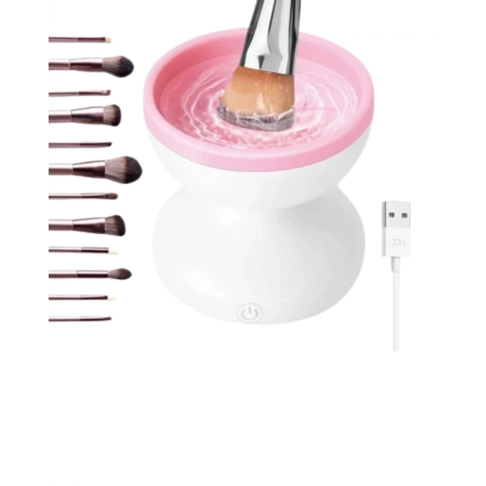 VipMarketim Taşınabilir Elektrikli Makyaj Fırçası Temizleme ve Kurutma Cihazı