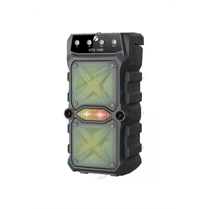 VipMarketim Taşınabilir Kablosuz Bluetooth Hoparlör Uzun Pil Ömrü Led Işıklı