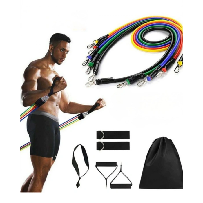 VipMarketim Taşınabilir Kapı Askılı Egzersiz Bandı Seti Ev ve Seyahat Kullanımı