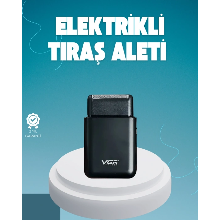 VipMarketim Taşınabilir Mini Elektrikli Tıraş Makinesi | Sessiz ve Güçlü Motor