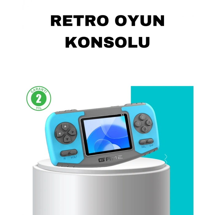 VipMarketim Taşınabilir Mini Video Oyun Konsolu Ergonomik Tasarım
