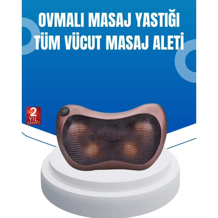 VipMarketim Taşınabilir Yoğurma Masaj Cihazı Boyun Bel Sırt Ayak