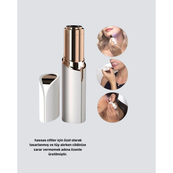 VipMarketim Taşınabilir Yüz ve Kaş Epilatörü – Acısız Tüy Temizleme