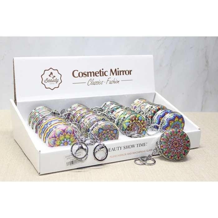 VipMarketim Taşlı El Aynası Anahtarlık Model 6