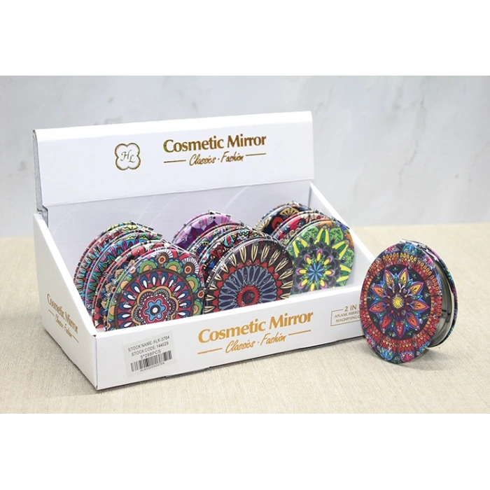 VipMarketim Taşlı El Aynası Oval İnce Model 4