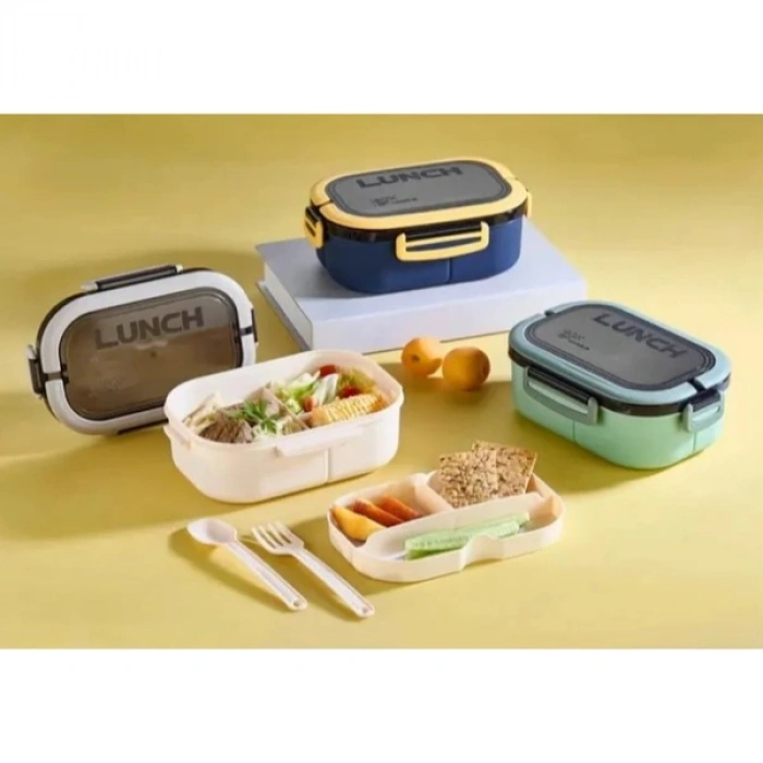 VipMarketim Tek Katlı Bölmeli Beslenme Kutusu