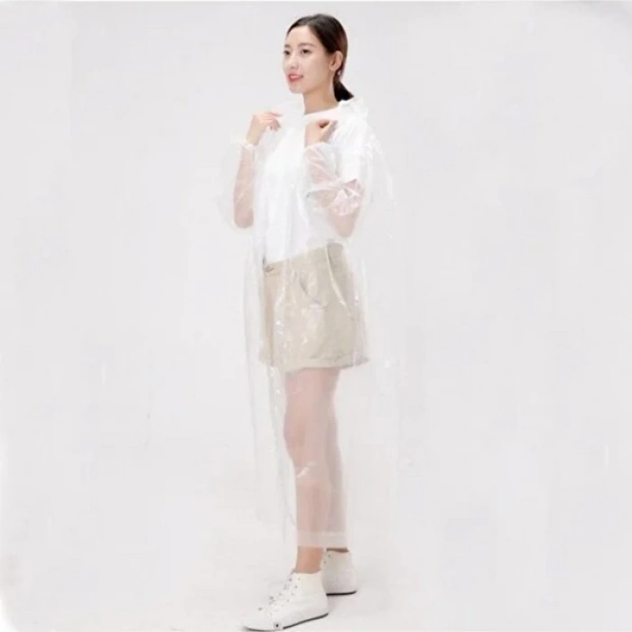 VipMarketim Tek Kullanımlık Kullan At Yağmurluk